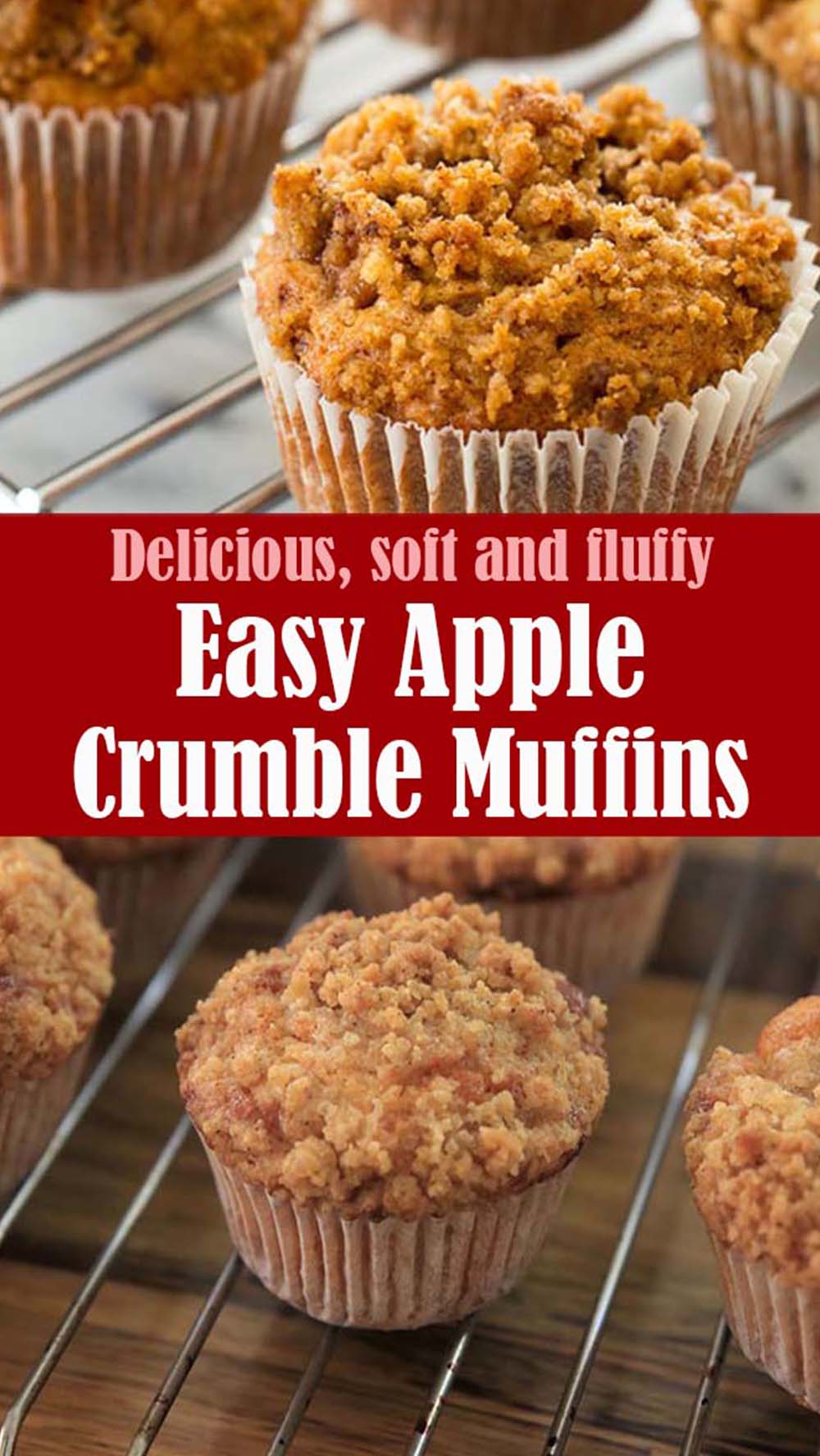 Easy Apple Crumble Muffins Recipe