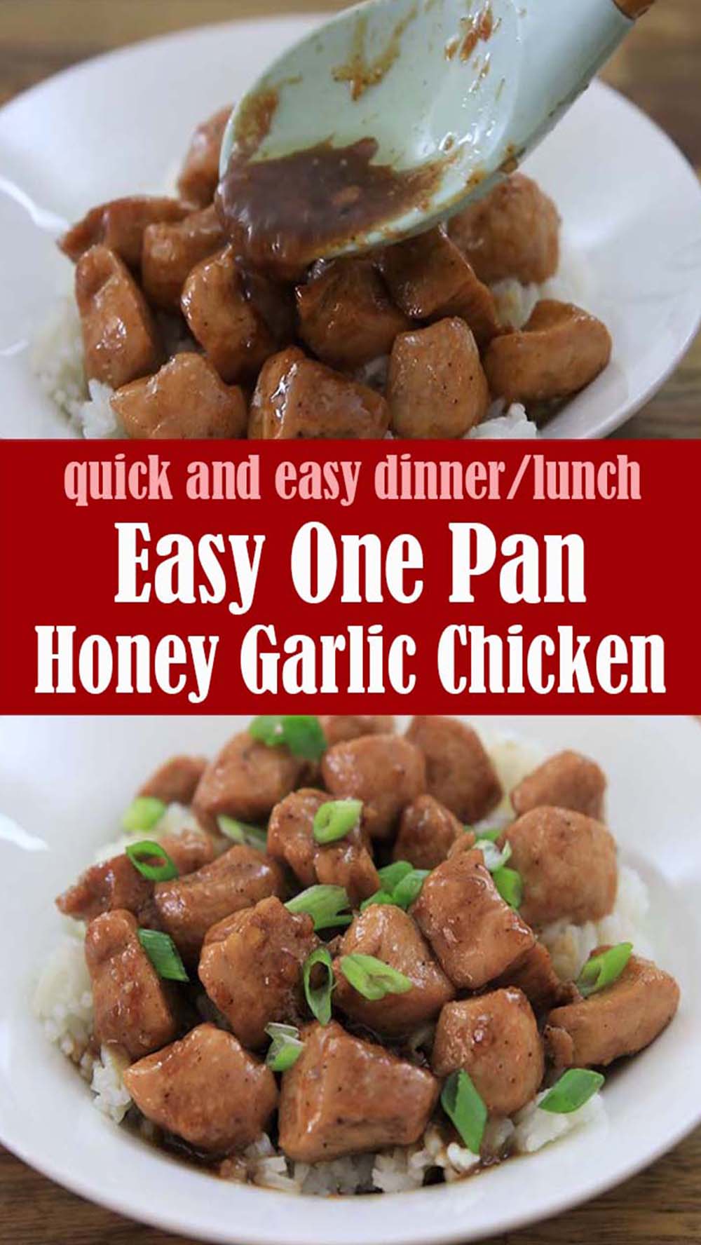 Quick and Easy One Pan Honey Garlic Chicken