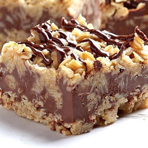 Easy No Bake Chocolate Oatmeal Bars Recipe