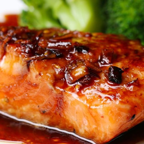 Easy Honey Glazed Salmon Recipe