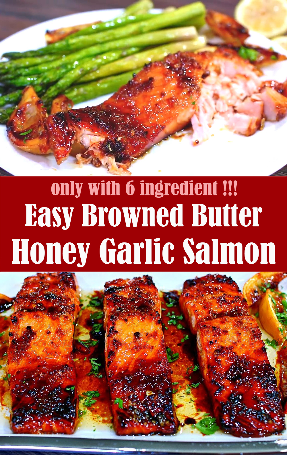 Easy Browned Butter Honey Garlic Salmon