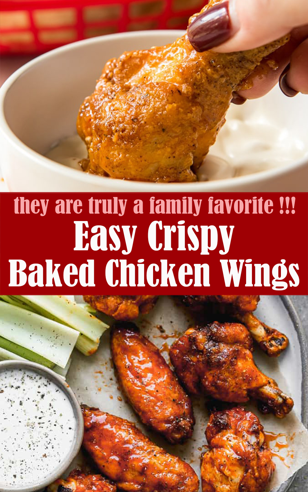 Easy Crispy Baked Chicken Wings