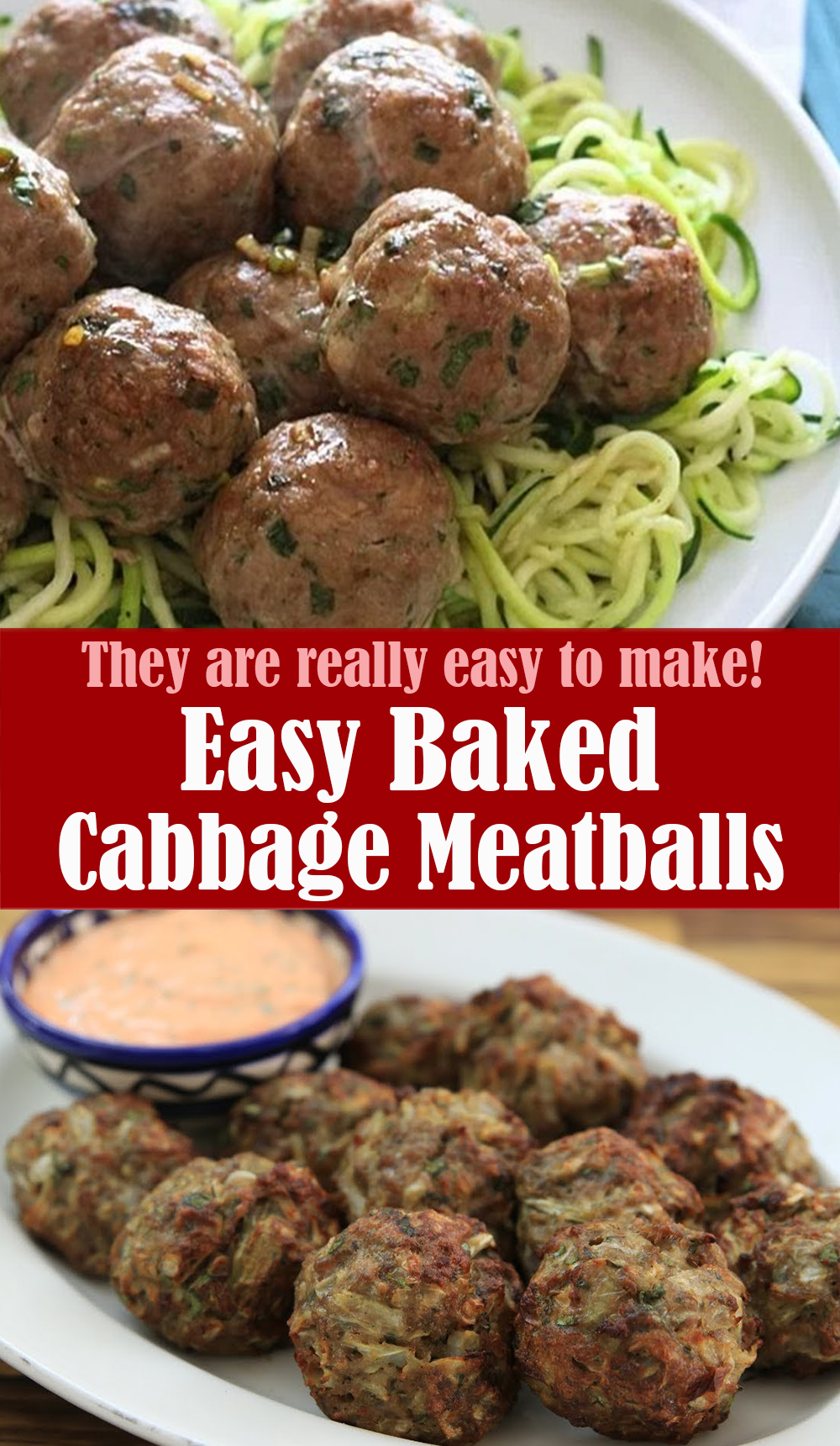 Quick and Easy Baked Cabbage Meatballs