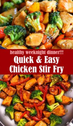 Easy Chicken Stir Fry Recipe | Lindsy's Kitchen