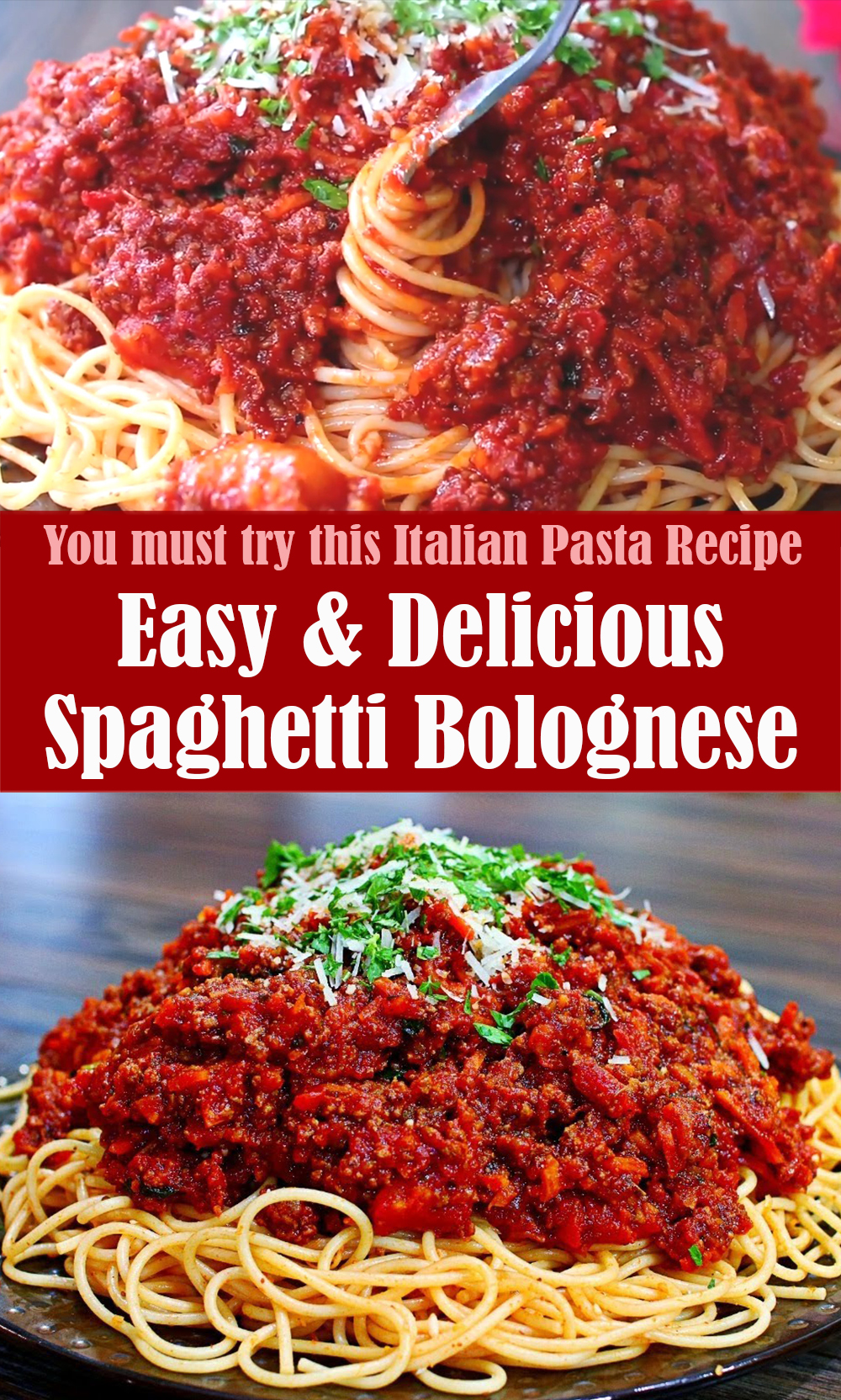 Easy Spaghetti Bolognese - Italian Pasta Recipe (VIDEO)