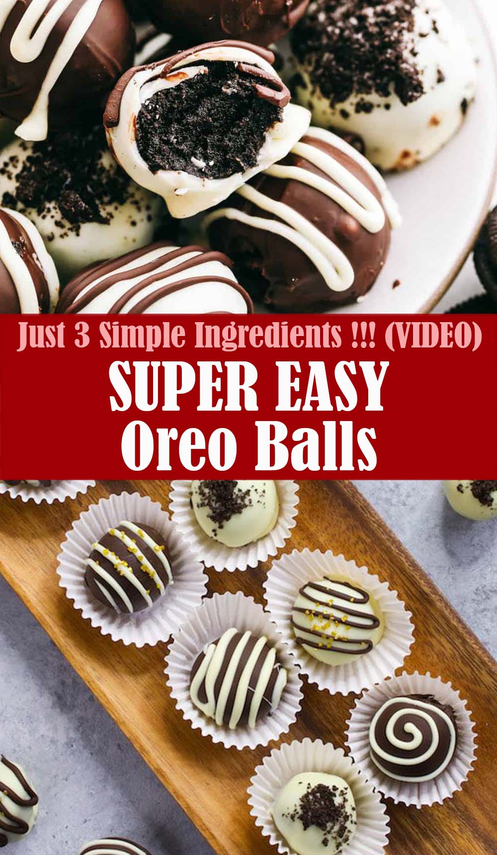 SUPER EASY Oreo Balls with Just 3 Simple Ingredients