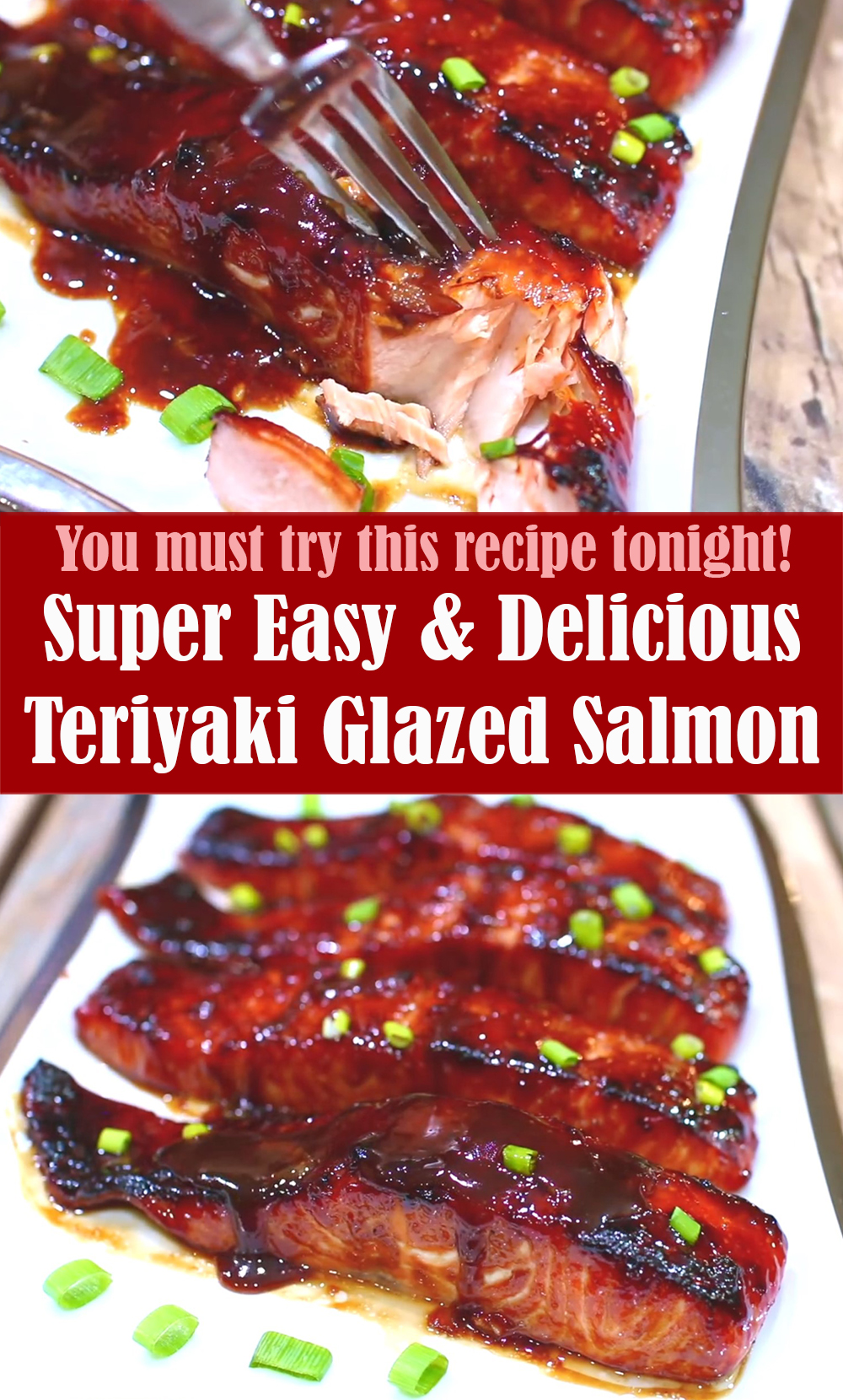 Super Easy Teriyaki Glazed Salmon Recipe