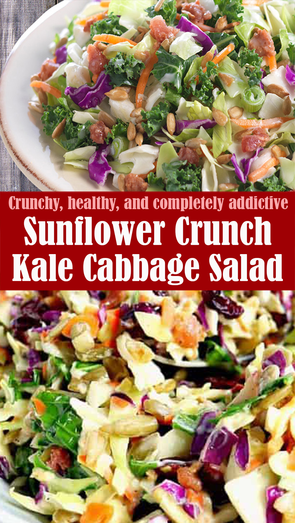 Copycat Sunflower Crunch Kale Cabbage Salad
