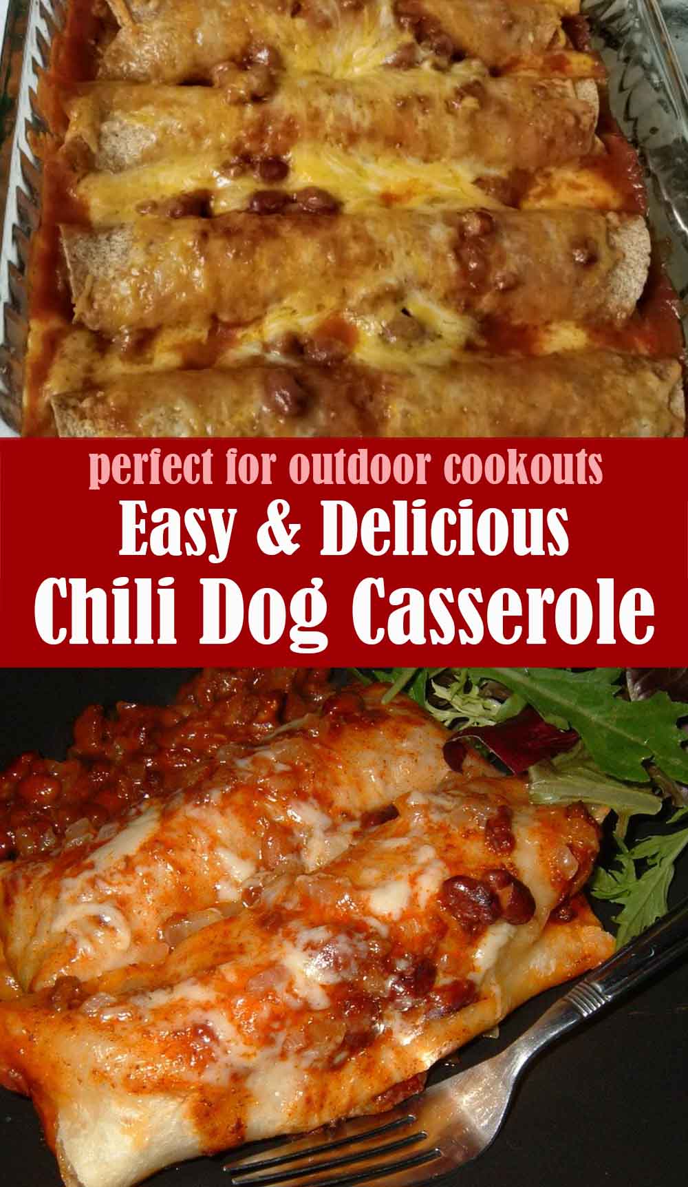 Delicious Chili Dog Casserole