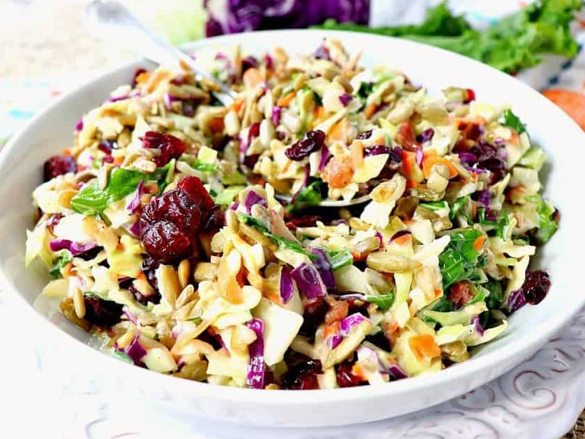Copycat Sunflower Crunch Kale Cabbage Salad