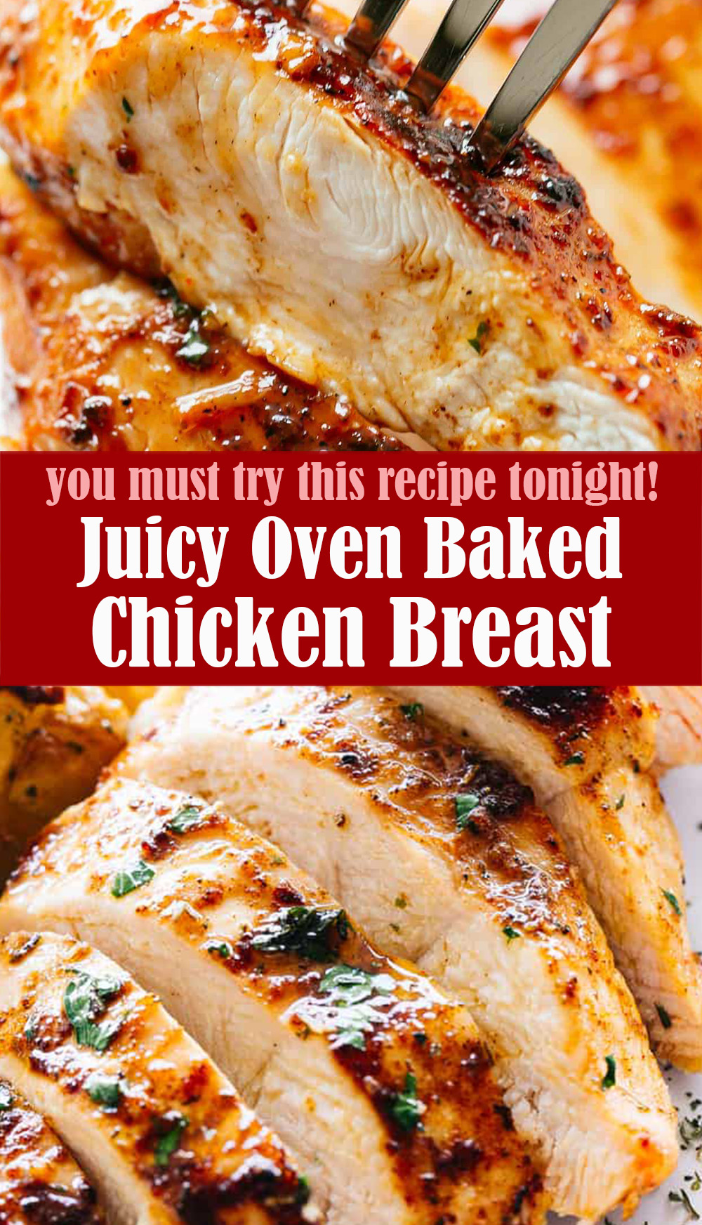 Best Juicy Oven Baked Chicken Breast