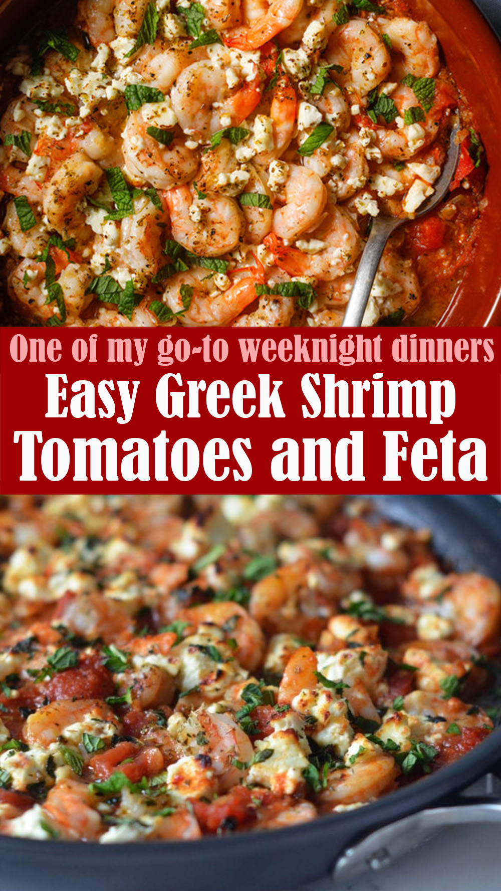 Easy Greek Shrimp with Tomatoes and Feta
