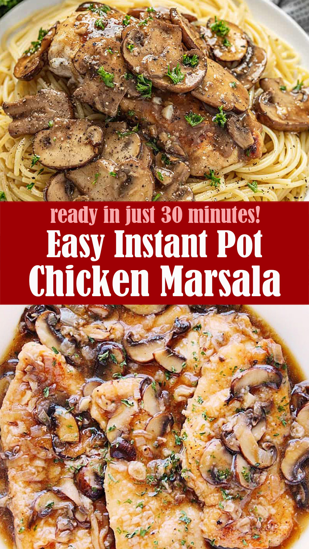 Easy Instant Pot Chicken Marsala