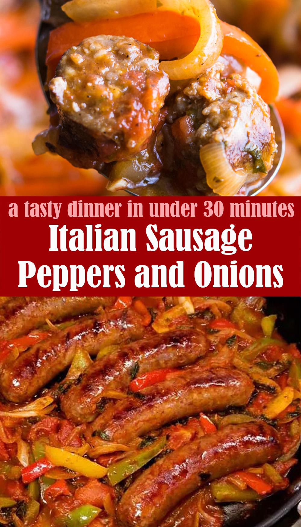 Easy Italian Sausage Peppers and Onions