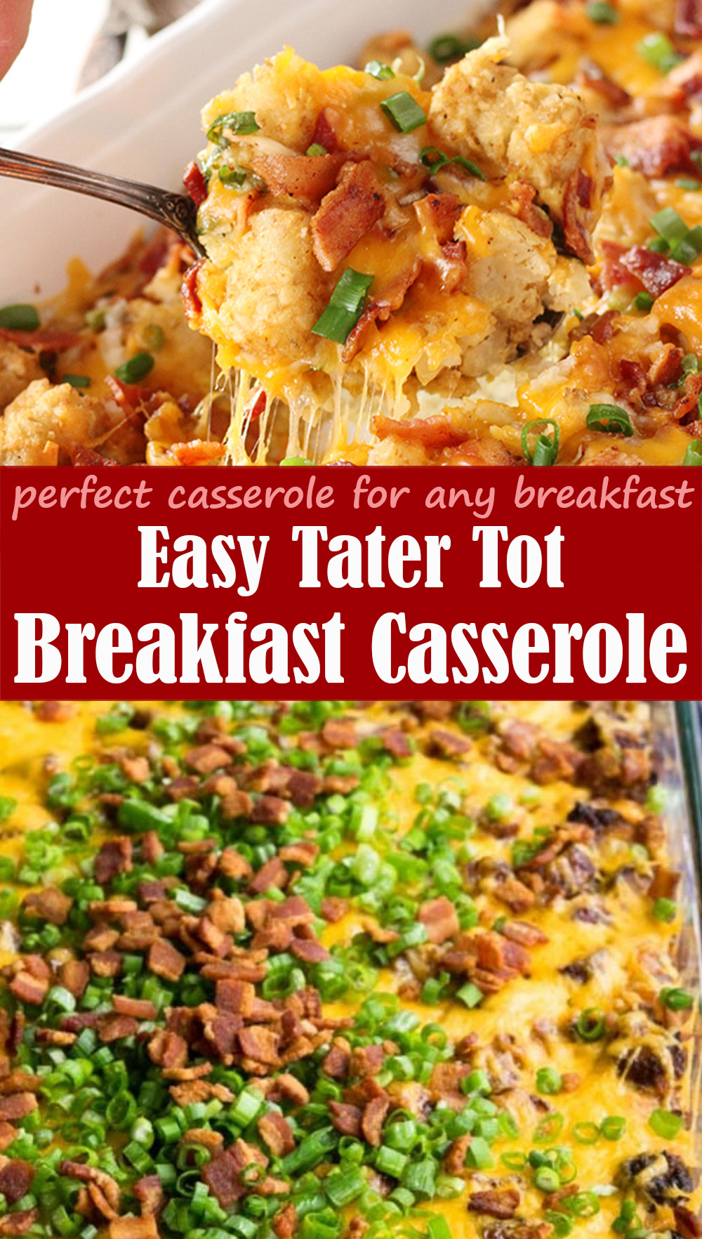 Easy Tater Tot Breakfast Casserole