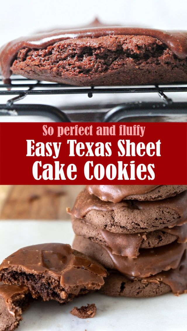 Easy Texas Sheet Cake Cookies | Lindsy's Kitchen