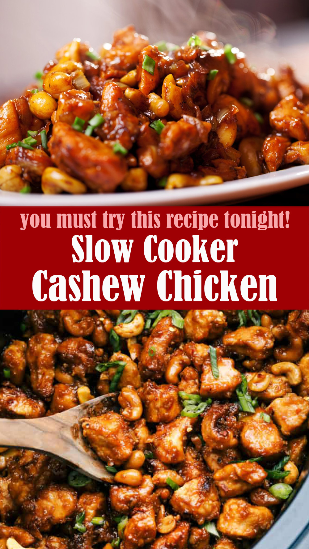 Perfect Slow Cooker Cashew Chicken