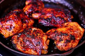 Simple and Easy Sweet and Spicy Baked Chicken Thighs Recipe