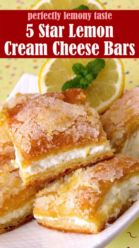 Easy Lemon Cream Cheese Bars Recipe