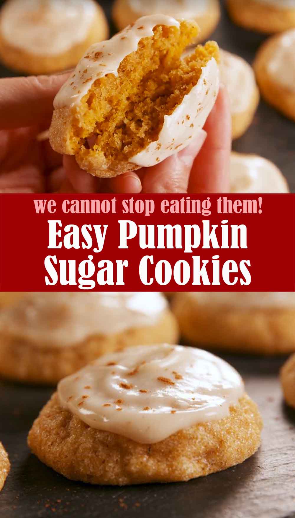 Easy Pumpkin Sugar Cookies