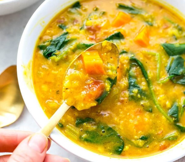 Easy Detox Turmeric Lentil Soup
