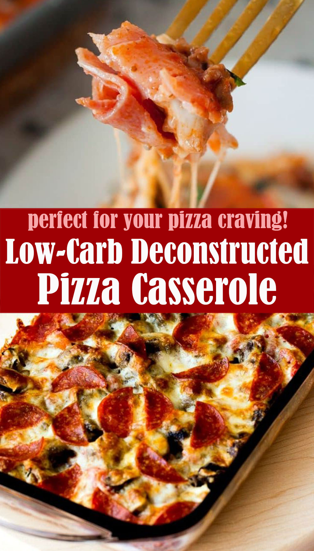 Delicious Low-Carb Deconstructed Pizza Casserole