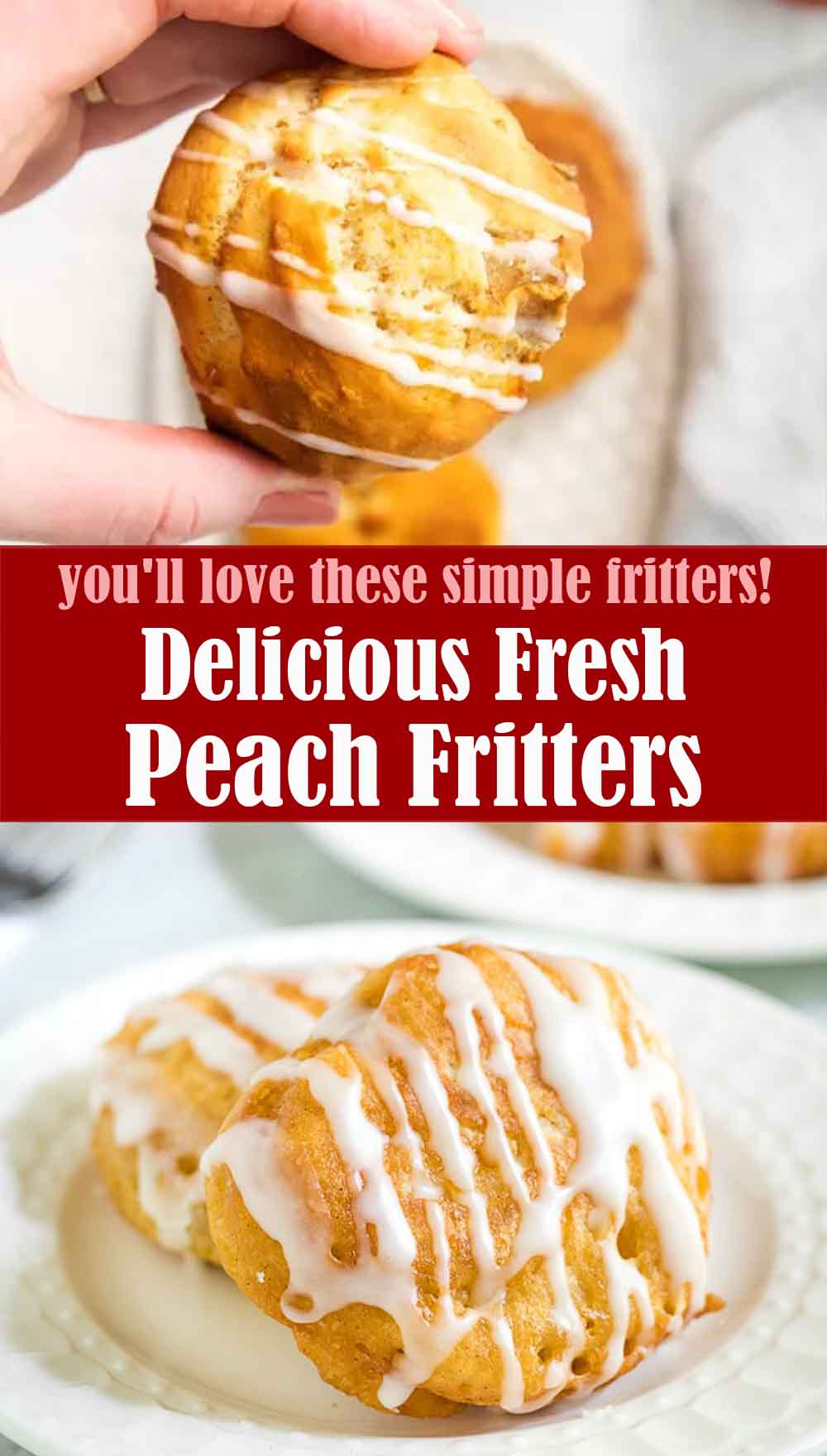 Easy Fresh Peach Fritters