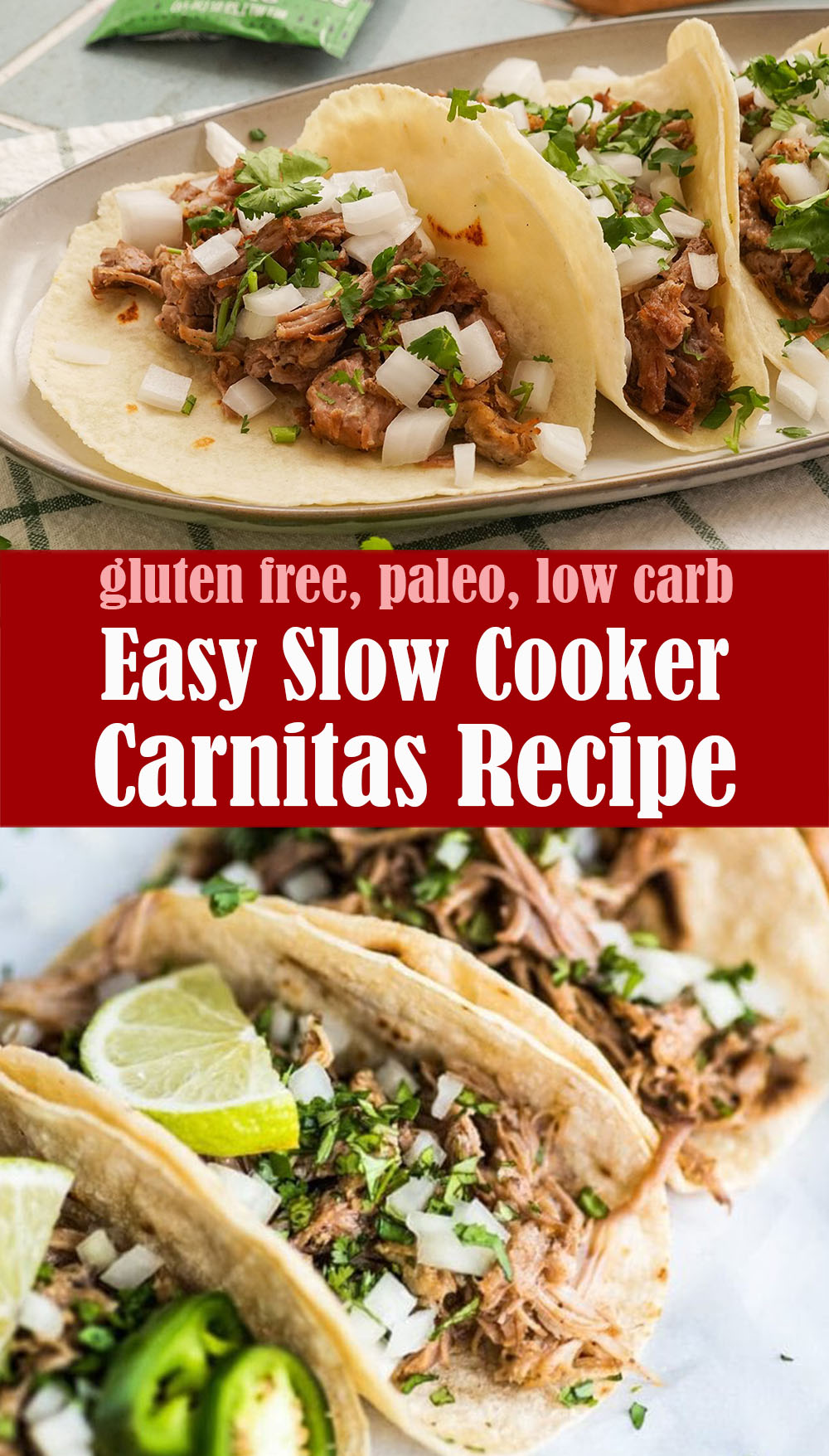 Easy Slow Cooker Carnitas Recipe