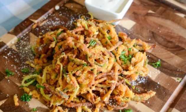 Air Fryer Zucchini Curly Fries
