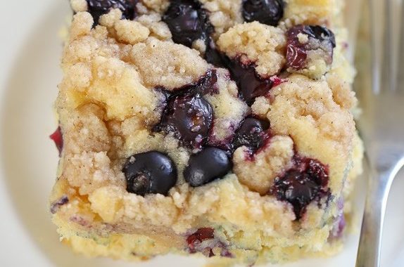 Easy Blueberry Buttermilk Pancake Casserole