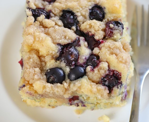 Easy Blueberry Buttermilk Pancake Casserole