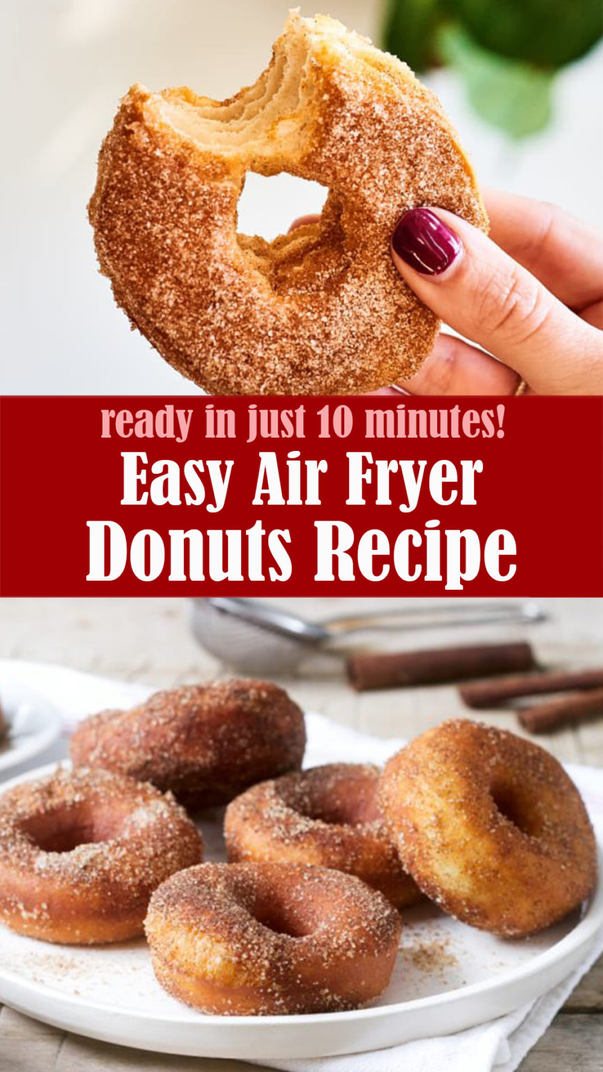 Easy Air Fryer Donuts Recipe Lindsy's Kitchen