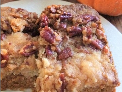 Easy Upside Down Pumpkin Cake