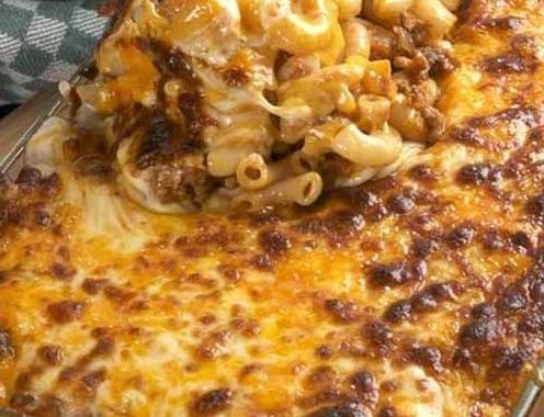 Easy Cheesy Hamburger Casserole