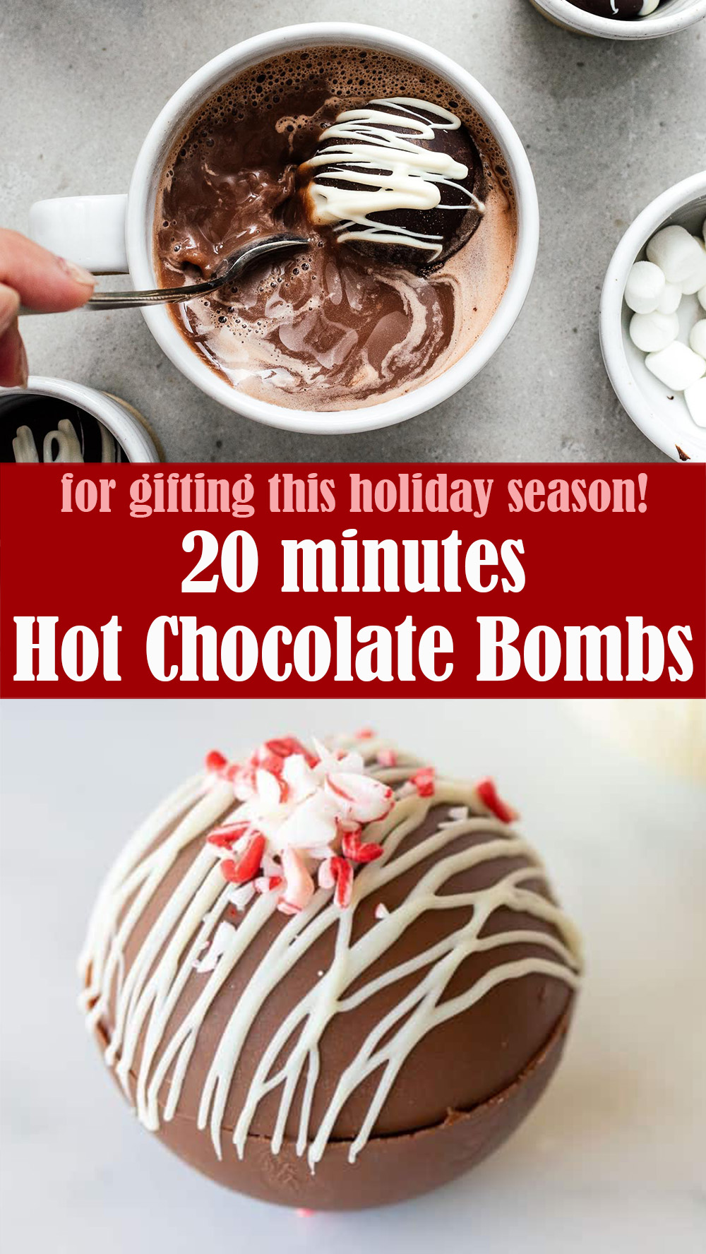 20 minutes Hot Chocolate Bombs
