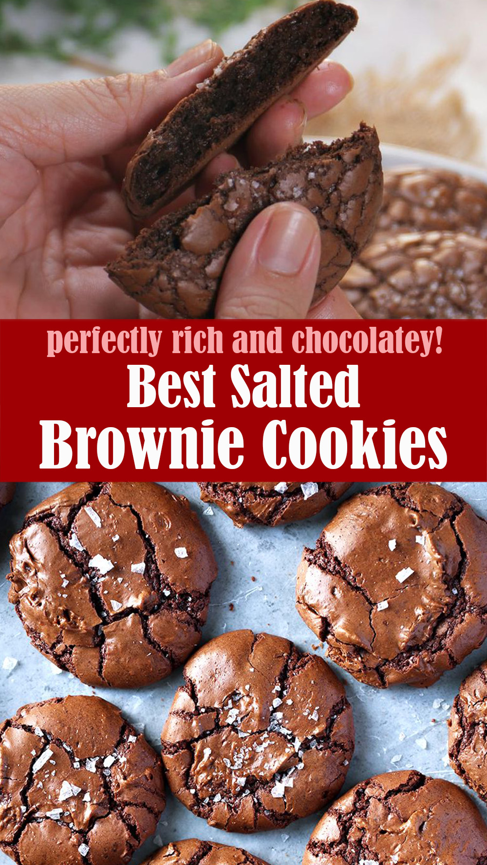 Best Salted Brownie Cookies