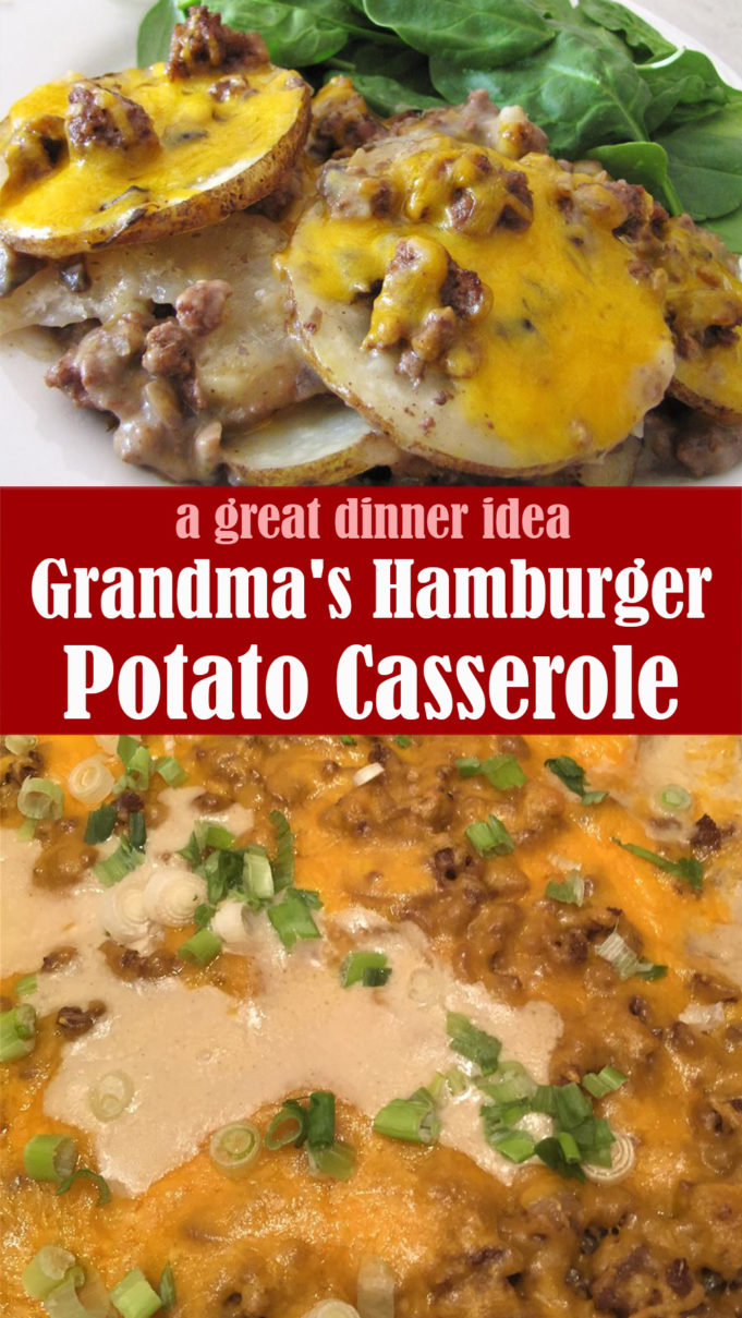 Easy Grandma’s Hamburger Potato Casserole | Lindsy's Kitchen