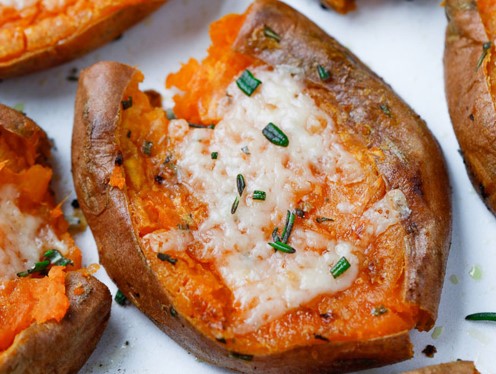 Smashed Sweet Potatoes Recipe