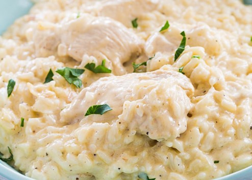 Instant Pot Garlic Parmesan Chicken and Rice
