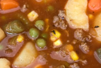 Super Easy Ground Beef Vegetable Soup