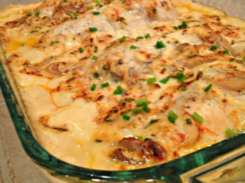 Easy Creamy Chicken Bake Recipe