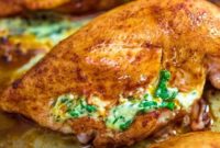 Easy Spinach Stuffed Chicken Breast