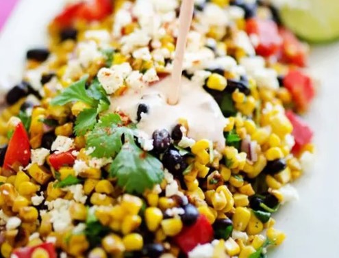 Delicious Mexican Street Corn Salad