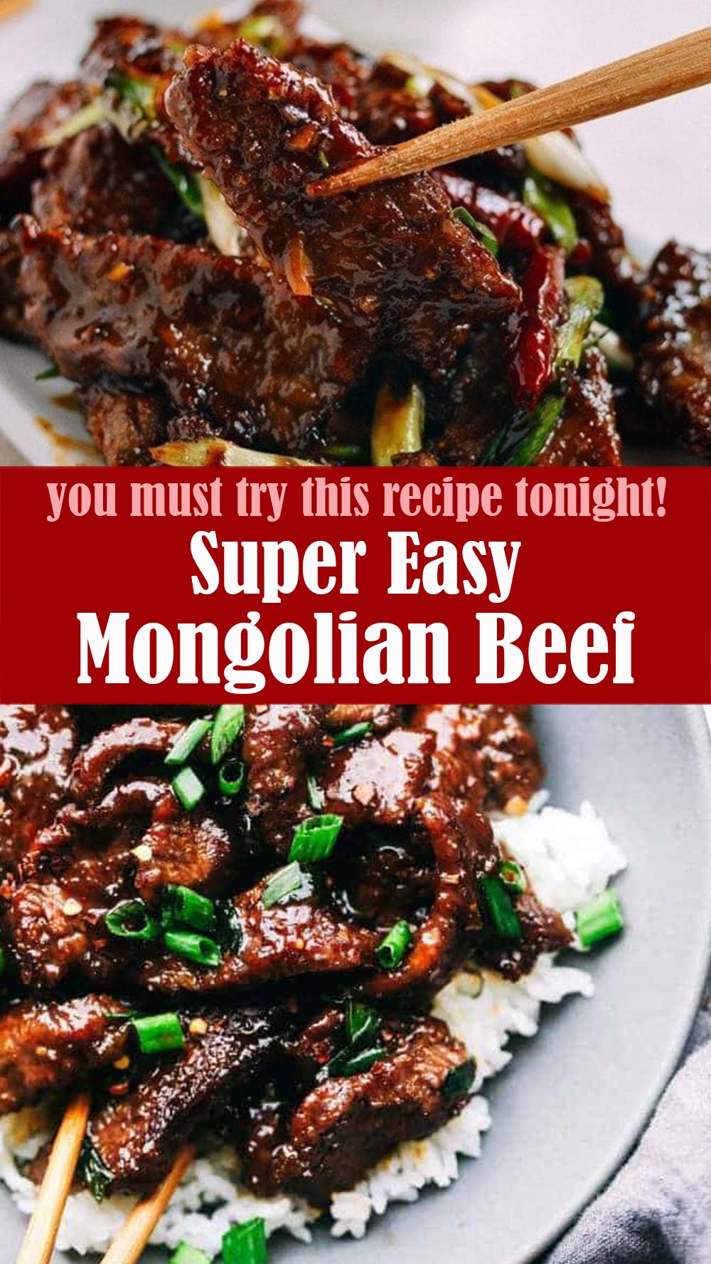 Super Easy Mongolian Beef Recipe