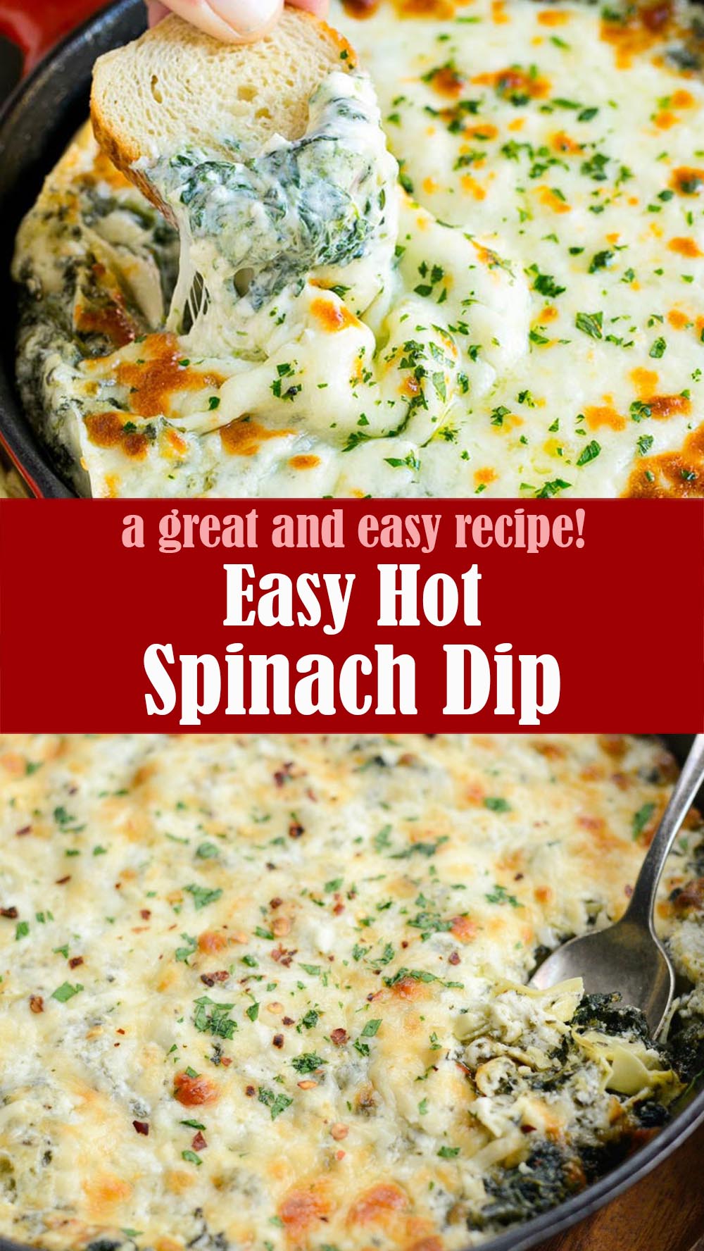 Easy Hot Spinach Dip Recipe