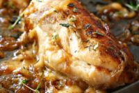 Easy One Pan French Onion Stuffed Chicken Recipe