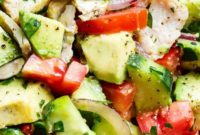Perfect Chicken Cucumber Avocado Salad