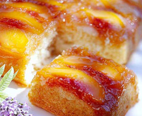 Easy Grandma's Peach Upside Down Cake