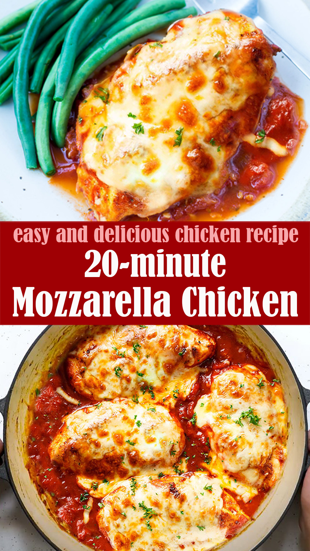 20-minute Mozzarella Chicken Recipe