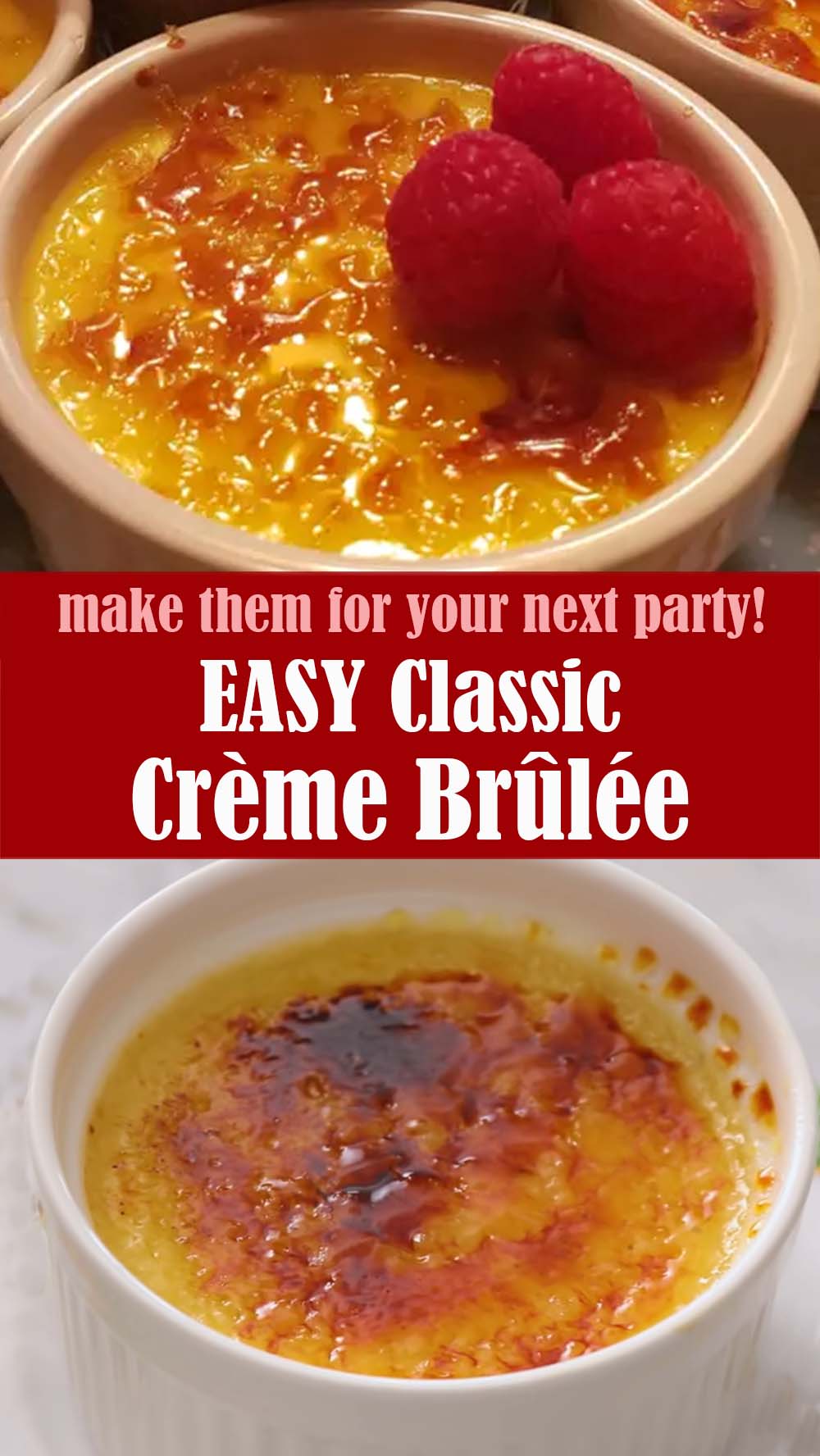 EASY Classic Creme Brulee Recipe